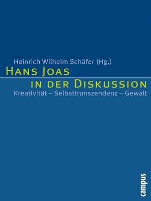 cover image of Hans Joas in der Diskussion